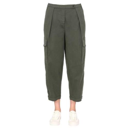 Stijlvolle Cargo Broek Aspesi , Green , Dames