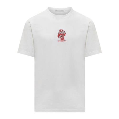 Crew Neck T-shirt met Uniek Borstzakje Department Five , White , Heren