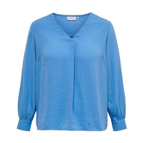 Blouses Only Carmakoma , Blue , Dames