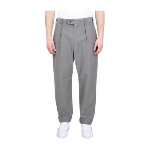Straight Trousers Engineered Garments , Gray , Heren