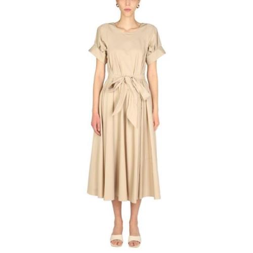 Maxi Jurk Aspesi , Beige , Dames