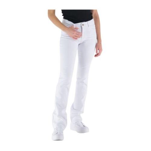 Boot-gesneden jeans Fracomina , White , Dames