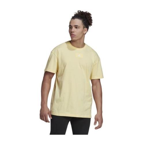 T-Shirt, Klassieke Stijl Adidas , Yellow , Heren