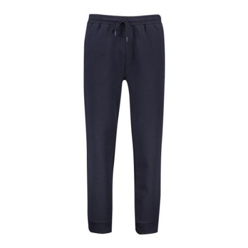 Donkerblauwe katoenen broek Hugo Boss , Blue , Heren