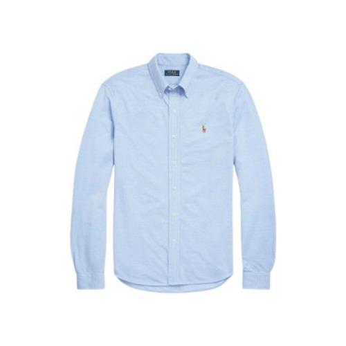 Sportshirt - Lange Mouwen Polo Ralph Lauren , Blue , Heren