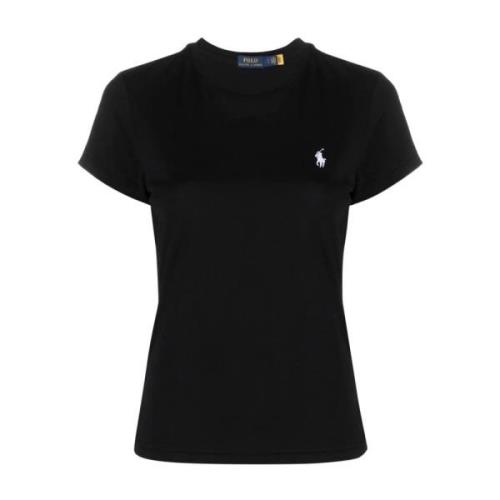 Casual T-shirt met korte mouwen voor dames Ralph Lauren , Black , Dame...