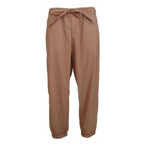 Solide Heren Sweatpants Broek, Perzik, Gemaakt in Italië Dolce & Gabba...