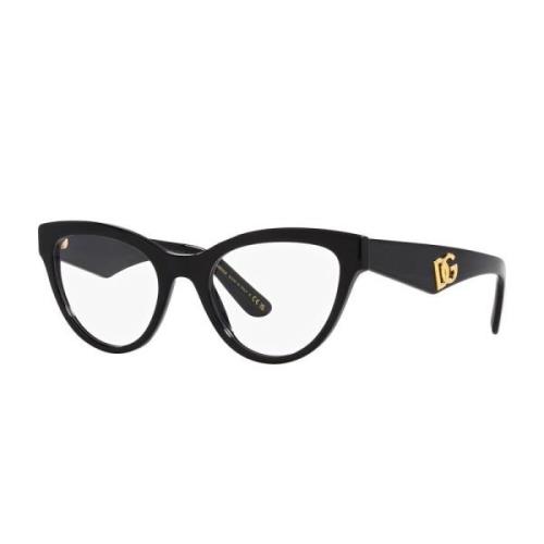 Stijlvolle Brillenmonturen Dolce & Gabbana , Black , Dames