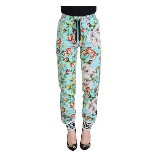 Luxe Multicolor Bloemen Sweatpants Dolce & Gabbana , Multicolor , Dame...