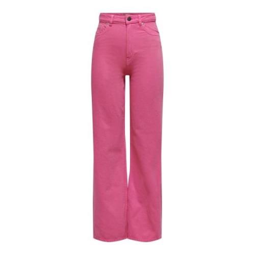 Camille-Milly Jeans Only , Pink , Dames