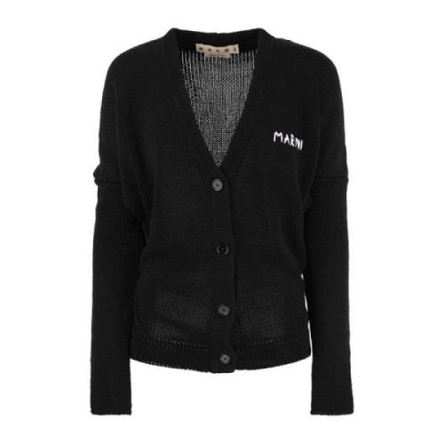 Katoenen Cardigan Marni , Black , Dames