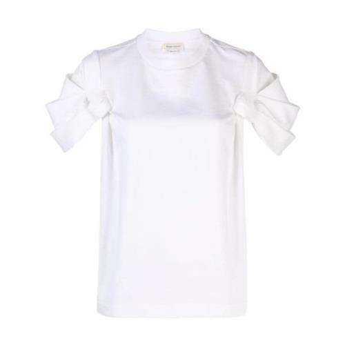 Witte T-shirts en Polos van Alexander McQueen Alexander McQueen , Whit...