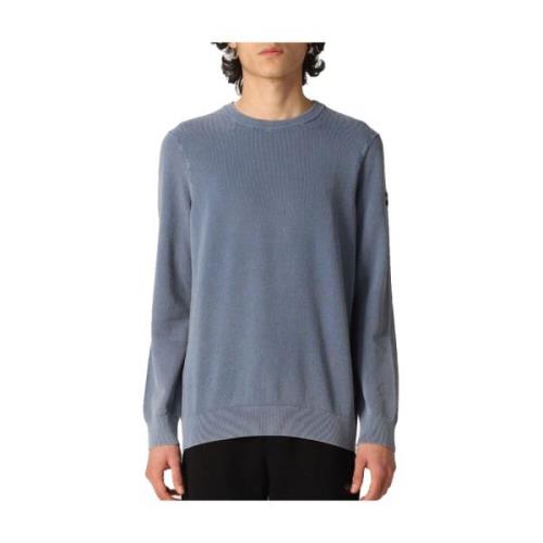 Minimalistische Sweater met Contrasterende Logo Patch Paul & Shark , B...