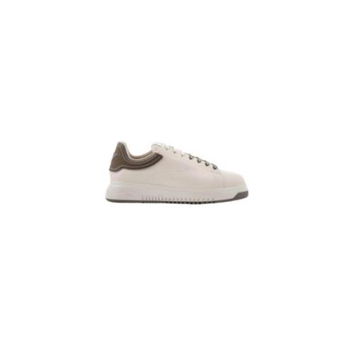 Stijlvolle Sneakers voor Heren Emporio Armani , Beige , Heren