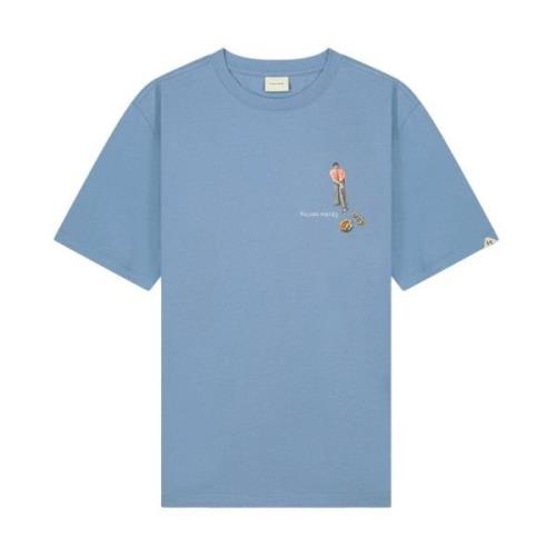 T-shirt Games Harbour Blue Filling Pieces , Blue , Heren