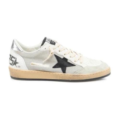 Zilveren Sneakers met Uniek Design Golden Goose , Gray , Heren