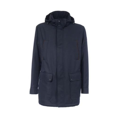 Typhoon Parka met Afneembare Capuchon Paul & Shark , Blue , Heren