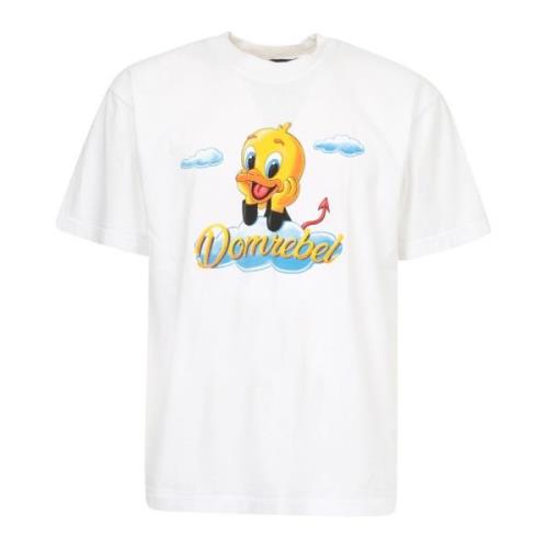 T-Shirts Domrebel , White , Heren