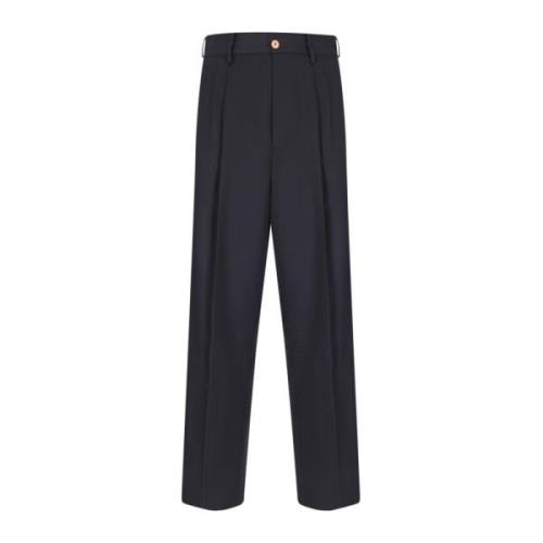 Wide Trousers Magliano , Blue , Heren