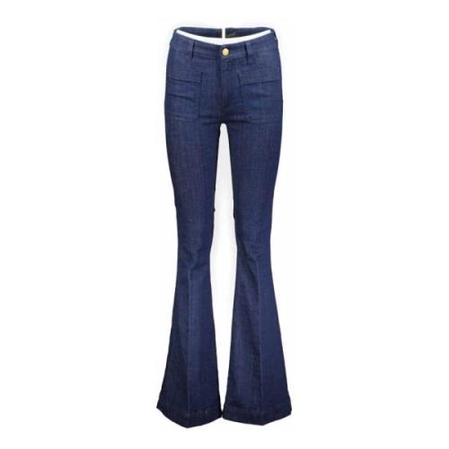 Elegante Donkere Wassing Jeans Seafarer , Blue , Dames