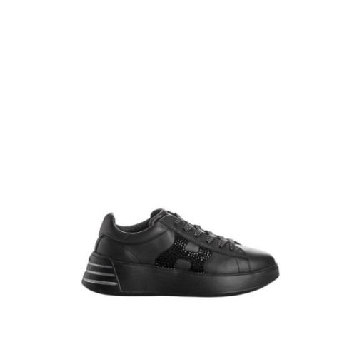 Rebel Kunst Sneakers Hogan , Black , Dames