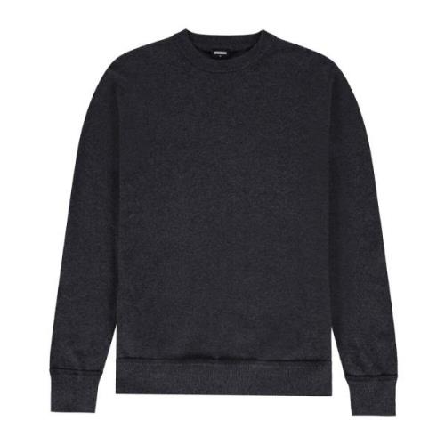 Klassieke Crew Neck Sweater Kultivate , Gray , Heren