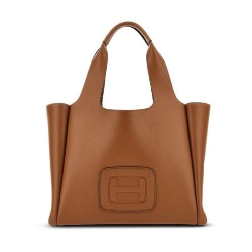 S018 Borsa - Stijlvolle Tas Hogan , Brown , Dames