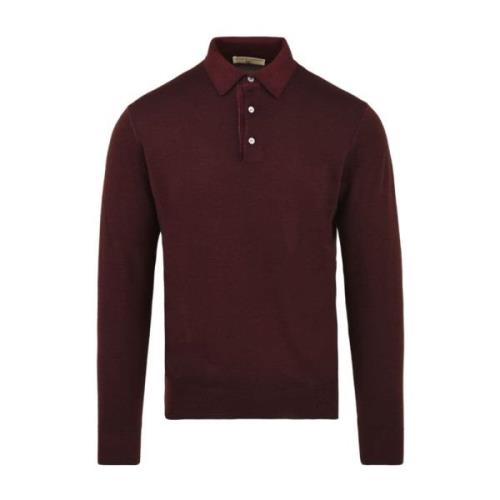 Bordeaux T-shirts en Polos Filippo De Laurentiis , Red , Heren