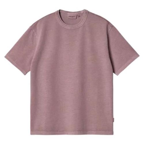 Biologisch Katoenen Taos T-Shirt Carhartt Wip , Pink , Heren
