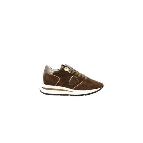 Tropez Hoge Sneakers Philippe Model , Brown , Dames