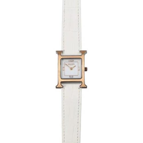 Tweedehands horloge Hermès Vintage , White , Dames
