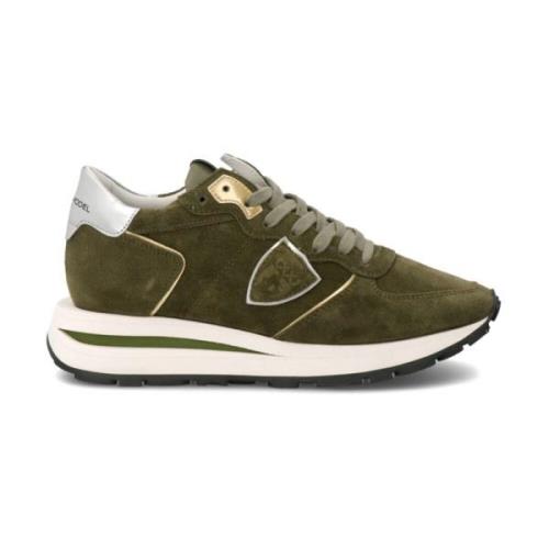 Tropez Hoge Sneakers Philippe Model , Green , Dames