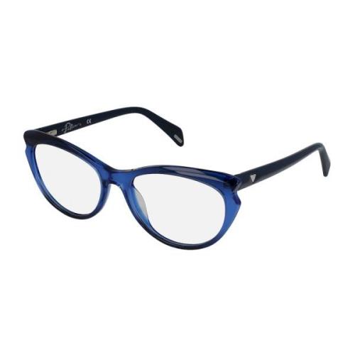 Stijlvolle Bril Vpla02 Police , Blue , Unisex