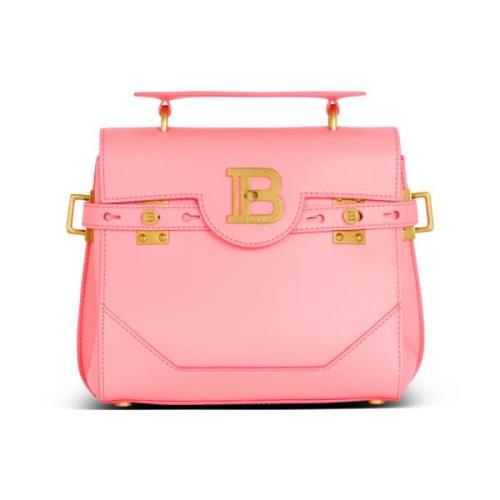 B-Buzz 23 korrelige leren tas Balmain , Pink , Dames