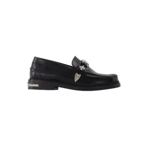 Leather flats Toga Pulla , Black , Dames