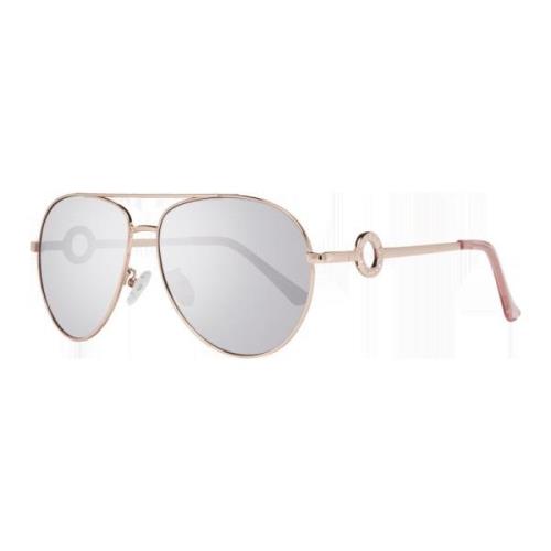 Rose Gold Aviator Zonnebril Guess , Pink , Dames