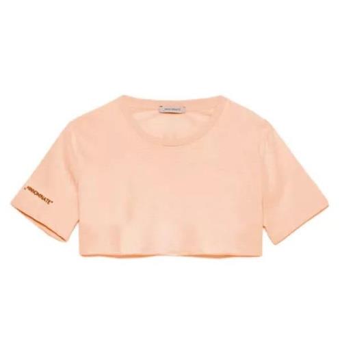 Hinnominate Pink Cotton Tops T-Shirt Hinnominate , Pink , Dames