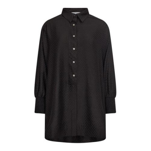 Oversized Shirt Blouse Zwart Co'Couture , Black , Dames