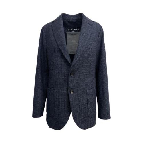 Klieke Wolblend Blazer Circolo 1901 , Blue , Heren