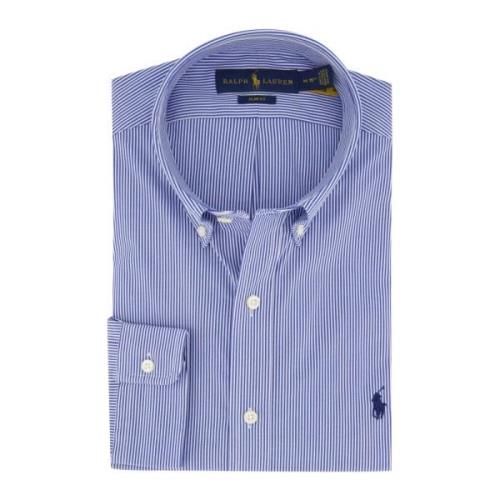 Casual Gestreept Polo Overhemd in Blauw Ralph Lauren , Blue , Heren