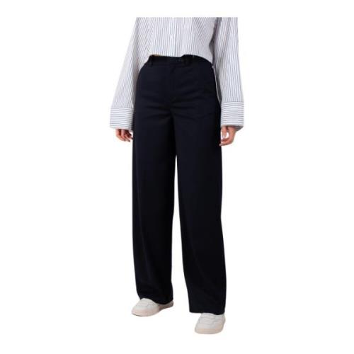 Navy Desk Broek Drykorn , Blue , Dames