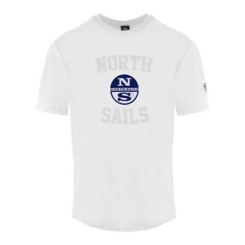 Stijlvolle Crewneck T-Shirt North Sails , White , Heren
