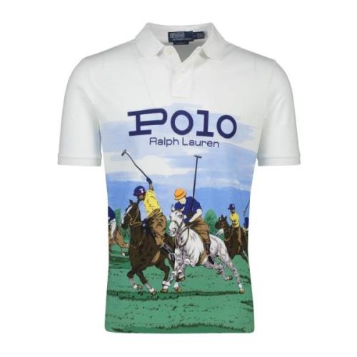 Witte poloshirt met korte mouwen Ralph Lauren , White , Heren