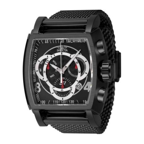 S1 Rally Quartz Horloge - Zwarte Wijzerplaat Invicta Watches , Black ,...