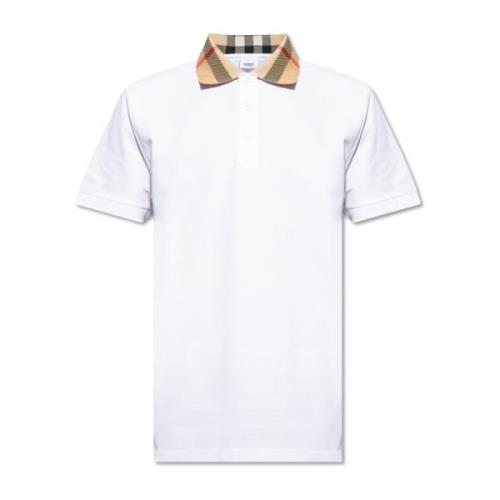 Cody poloshirt Burberry , White , Heren