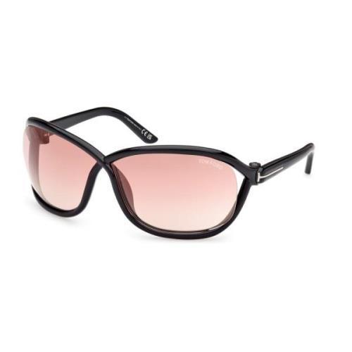 Sungles with Pink Brown Gradient Lenses Tom Ford , Black , Dames