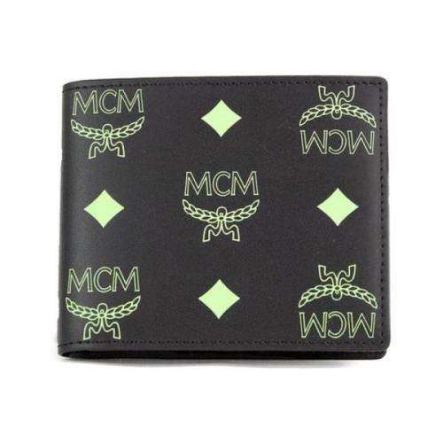 Visetos Monogram Portemonnee MCM , Black , Heren