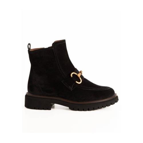 Stijlvolle Enkel Boots Paul Green , Black , Dames