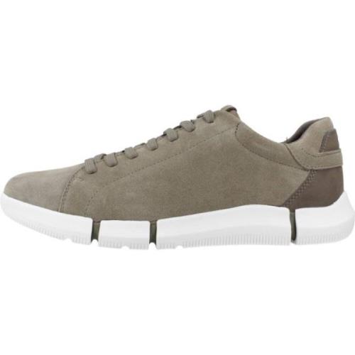 Stijlvolle Herensneakers Geox , Green , Heren