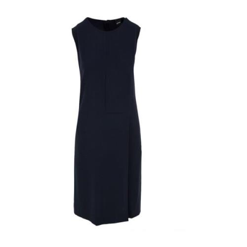 Navy Blauwe Jurk Aspesi , Blue , Dames